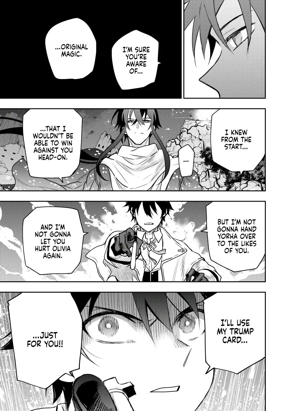A Court Magician, Who Was Focused On Supportive Magic Because His Allies Were Too Weak, Aims To Become The Strongest After Being Banished Chapter 44 page 17 - Chapter 44: Blademaster vs. Magician