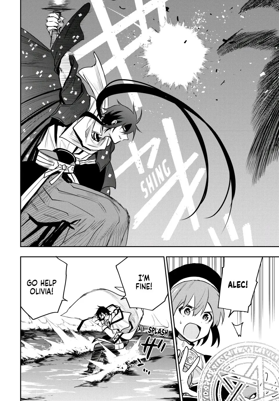A Court Magician, Who Was Focused On Supportive Magic Because His Allies Were Too Weak, Aims To Become The Strongest After Being Banished Chapter 44 page 2 - Chapter 44: Blademaster vs. Magician