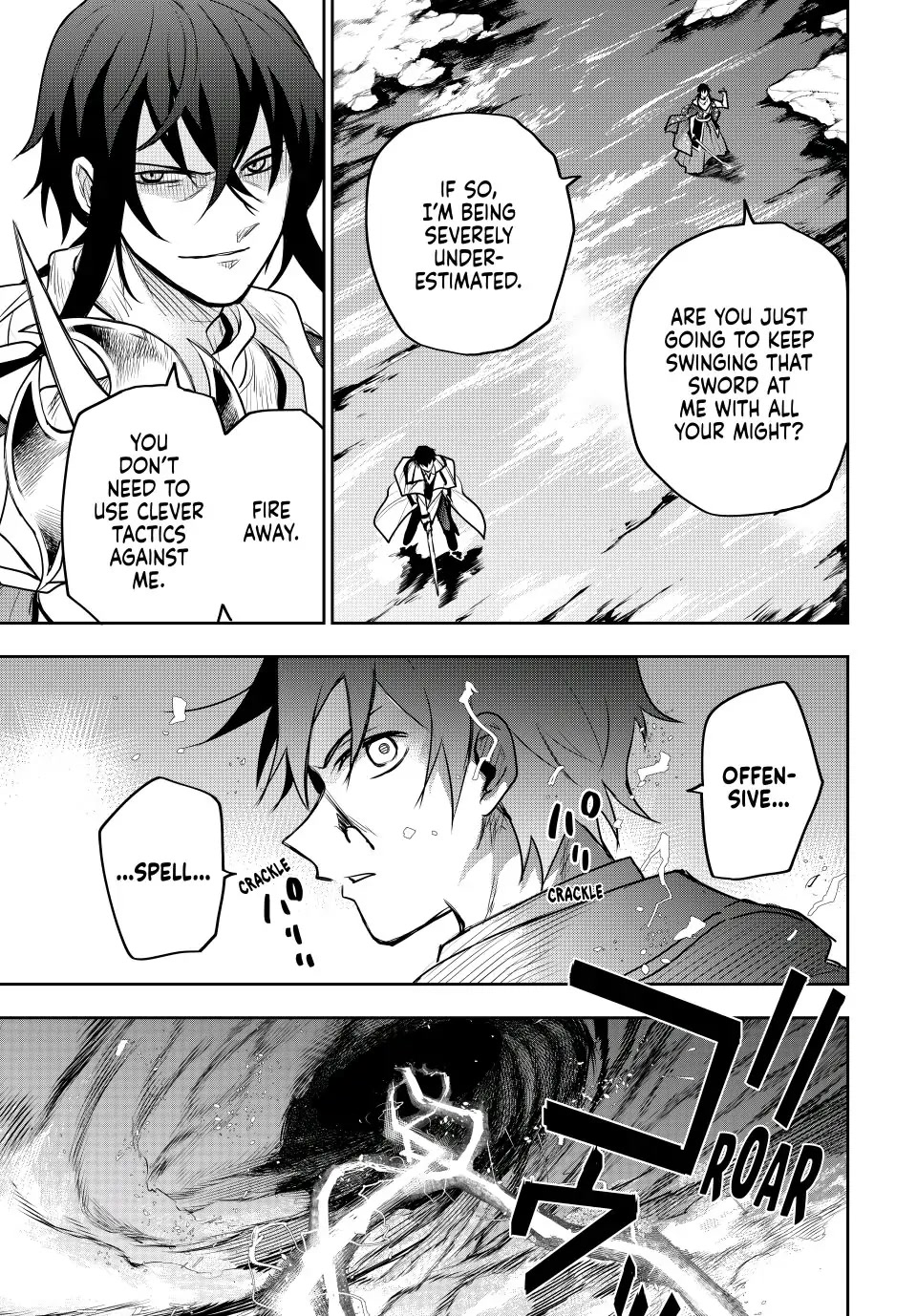 A Court Magician, Who Was Focused On Supportive Magic Because His Allies Were Too Weak, Aims To Become The Strongest After Being Banished Chapter 44 page 7 - Chapter 44: Blademaster vs. Magician