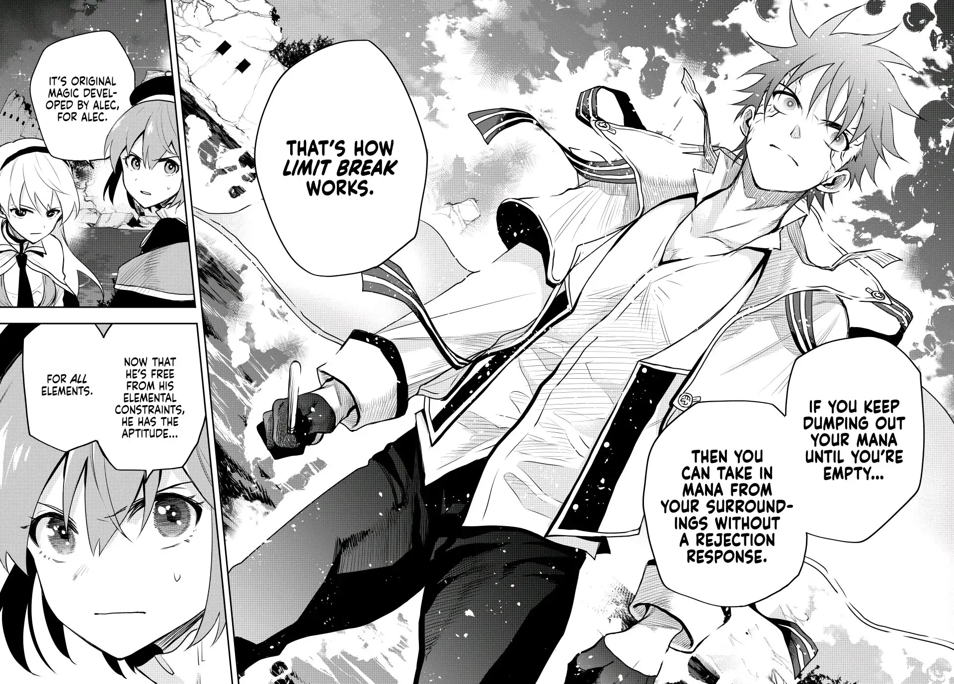 A Court Magician, Who Was Focused On Supportive Magic Because His Allies Were Too Weak, Aims To Become The Strongest After Being Banished Chapter 45 page 10 - Chapter 45: Limit Break