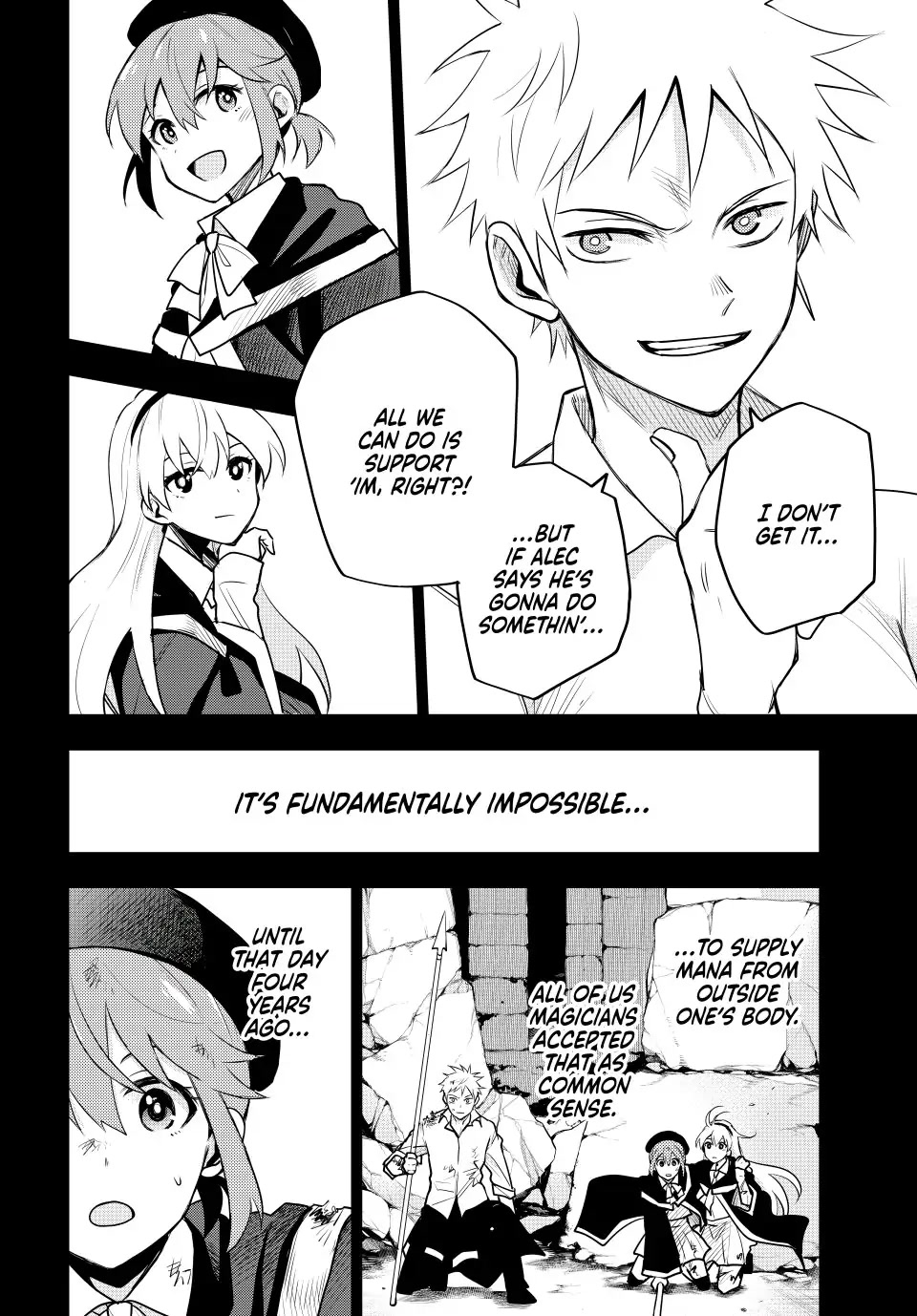 A Court Magician, Who Was Focused On Supportive Magic Because His Allies Were Too Weak, Aims To Become The Strongest After Being Banished Chapter 45 page 8 - Chapter 45: Limit Break