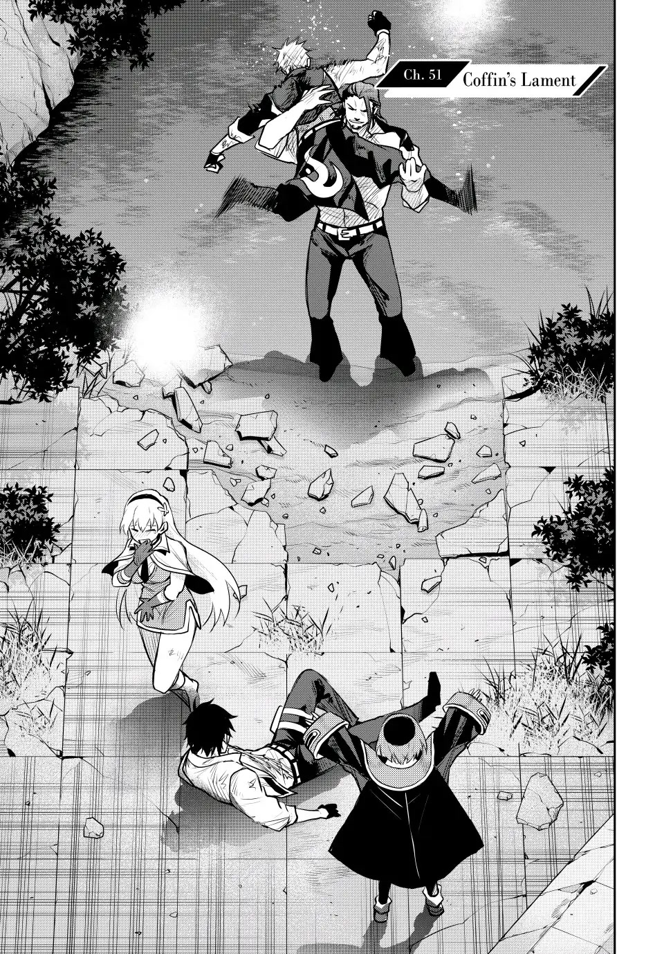 A Court Magician, Who Was Focused On Supportive Magic Because His Allies Were Too Weak, Aims To Become The Strongest After Being Banished Chapter 51 page 1 - Chapter 51: Coffin’s Lament