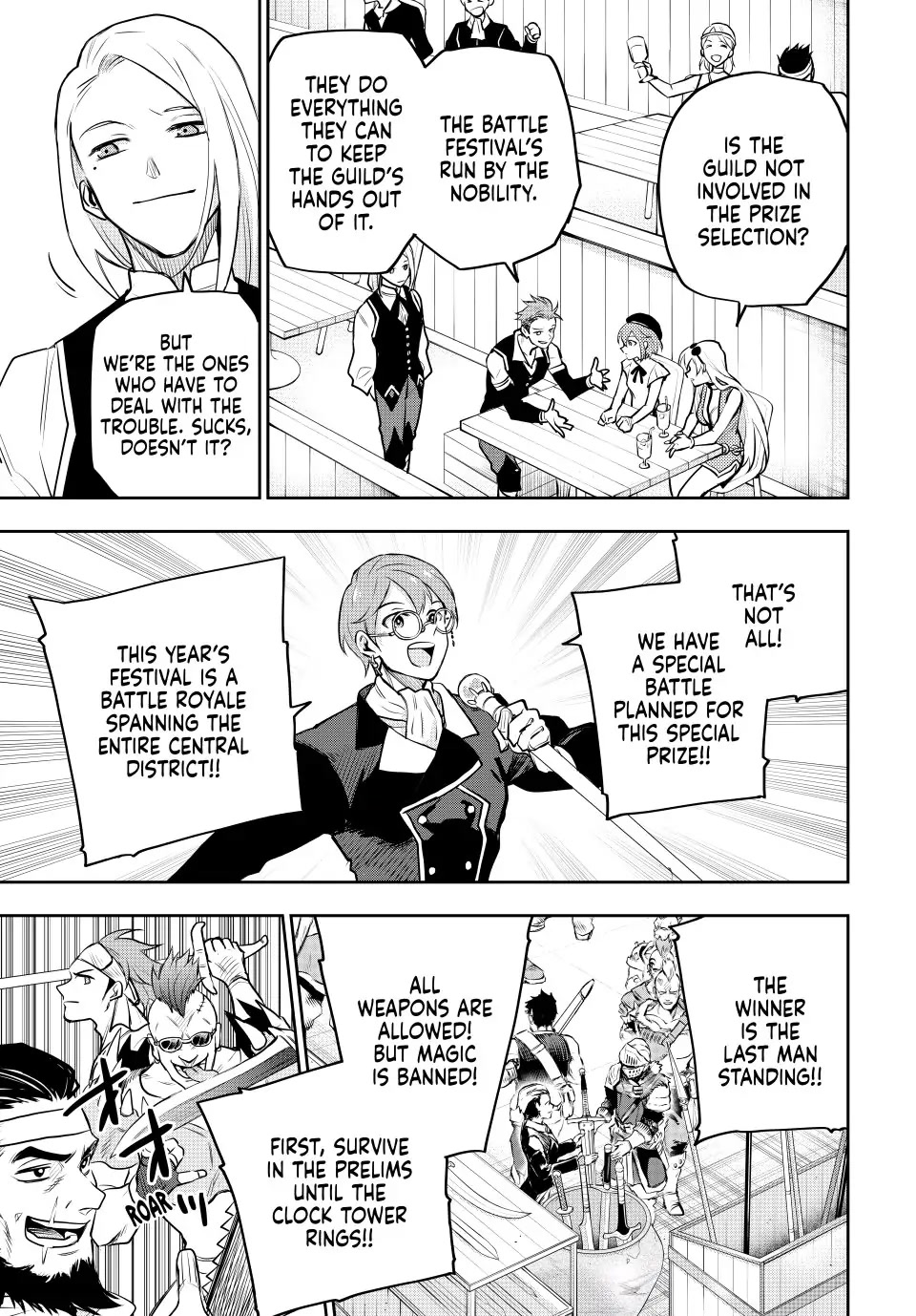 A Court Magician, Who Was Focused On Supportive Magic Because His Allies Were Too Weak, Aims To Become The Strongest After Being Banished Chapter 54 page 10 - Chapter 54: Battle Festival
