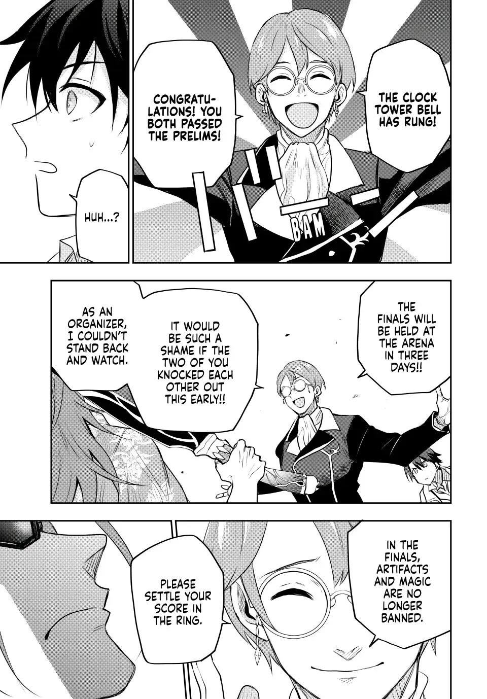 A Court Magician, Who Was Focused On Supportive Magic Because His Allies Were Too Weak, Aims To Become The Strongest After Being Banished Chapter 56 page 15 - Chapter 56: Rule Violation