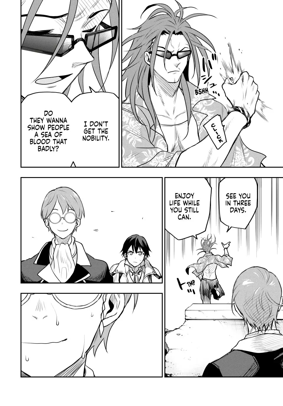 A Court Magician, Who Was Focused On Supportive Magic Because His Allies Were Too Weak, Aims To Become The Strongest After Being Banished Chapter 56 page 16 - Chapter 56: Rule Violation