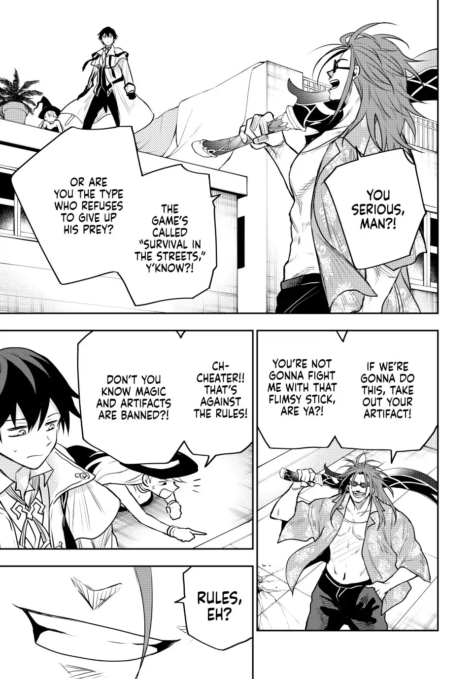 A Court Magician, Who Was Focused On Supportive Magic Because His Allies Were Too Weak, Aims To Become The Strongest After Being Banished Chapter 56 page 9 - Chapter 56: Rule Violation
