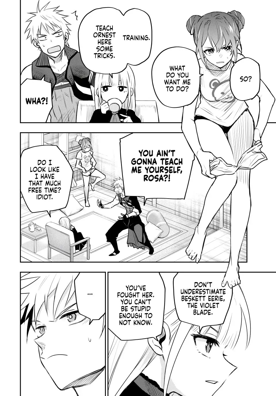 A Court Magician, Who Was Focused On Supportive Magic Because His Allies Were Too Weak, Aims To Become The Strongest After Being Banished Chapter 57 page 16 - Chapter 57: Make-up Exam