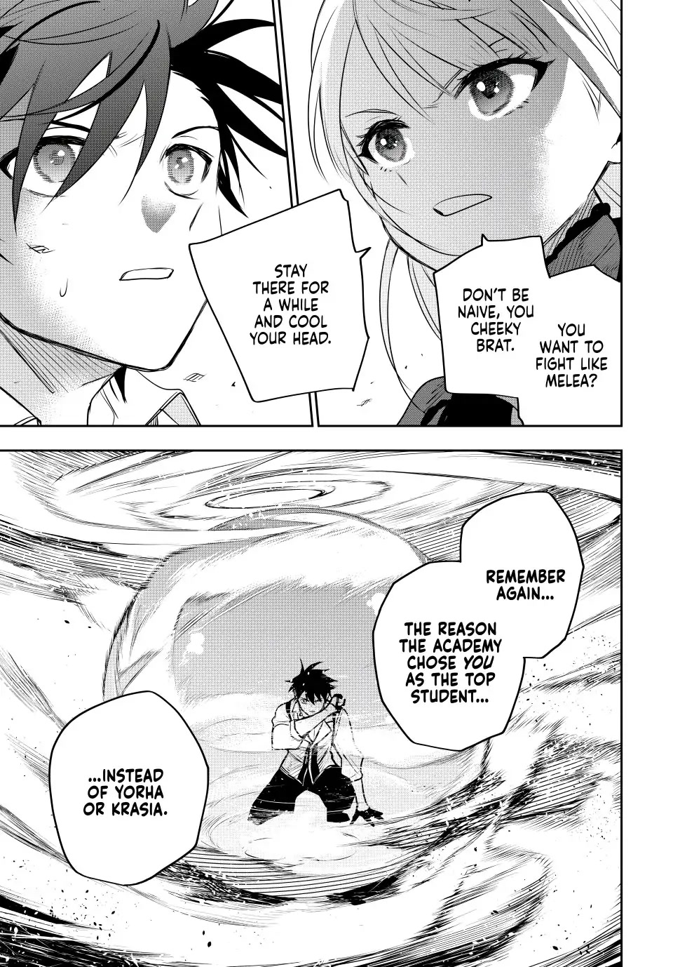 A Court Magician, Who Was Focused On Supportive Magic Because His Allies Were Too Weak, Aims To Become The Strongest After Being Banished Chapter 57 page 7 - Chapter 57: Make-up Exam