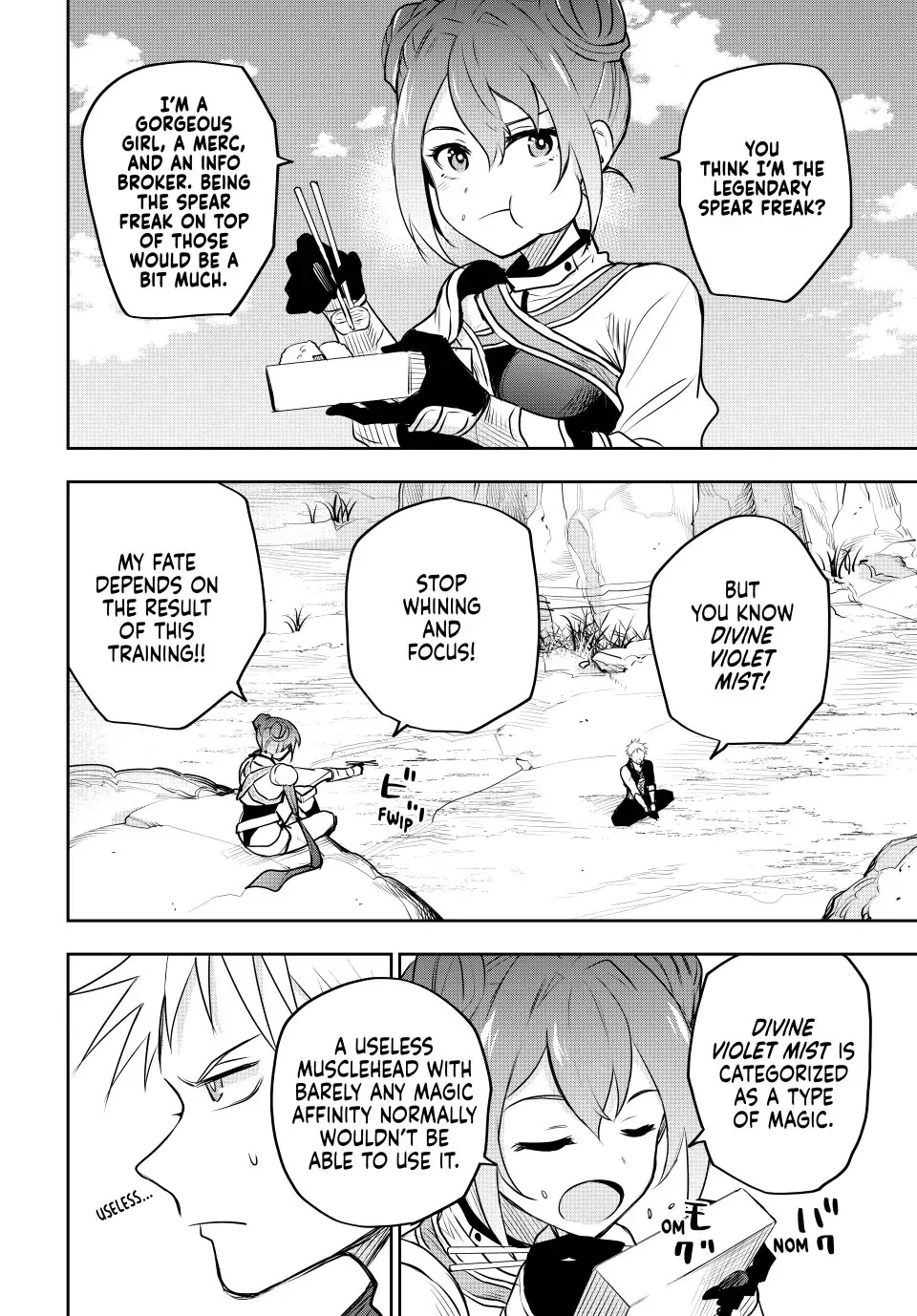 A Court Magician, Who Was Focused On Supportive Magic Because His Allies Were Too Weak, Aims To Become The Strongest After Being Banished Chapter 58 page 2 - Chapter 58: Chance Meeting