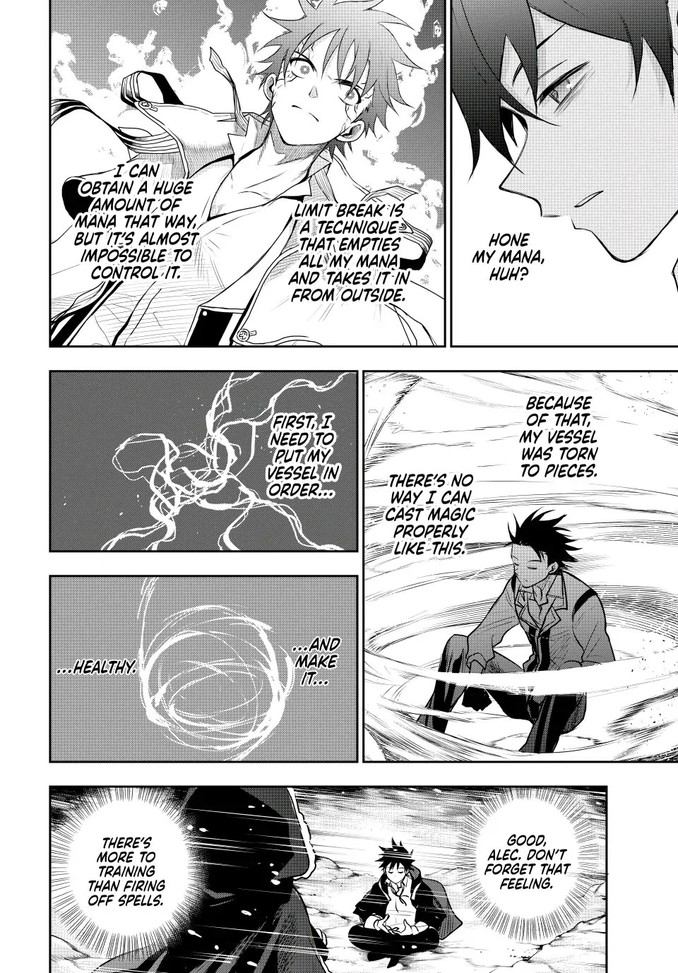 A Court Magician, Who Was Focused On Supportive Magic Because His Allies Were Too Weak, Aims To Become The Strongest After Being Banished Chapter 59 page 10 - Chapter 59: Mana