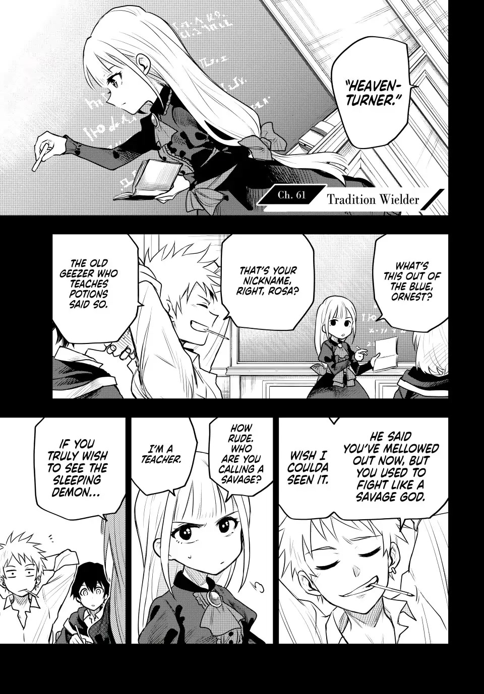 A Court Magician, Who Was Focused On Supportive Magic Because His Allies Were Too Weak, Aims To Become The Strongest After Being Banished Chapter 61 page 1 - Chapter 61: Tradition Wielder