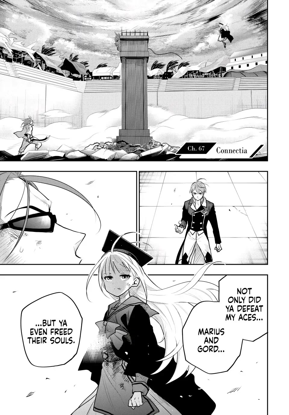 A Court Magician, Who Was Focused On Supportive Magic Because His Allies Were Too Weak, Aims To Become The Strongest After Being Banished Chapter 67 page 1 - Chapter 67: Connectia