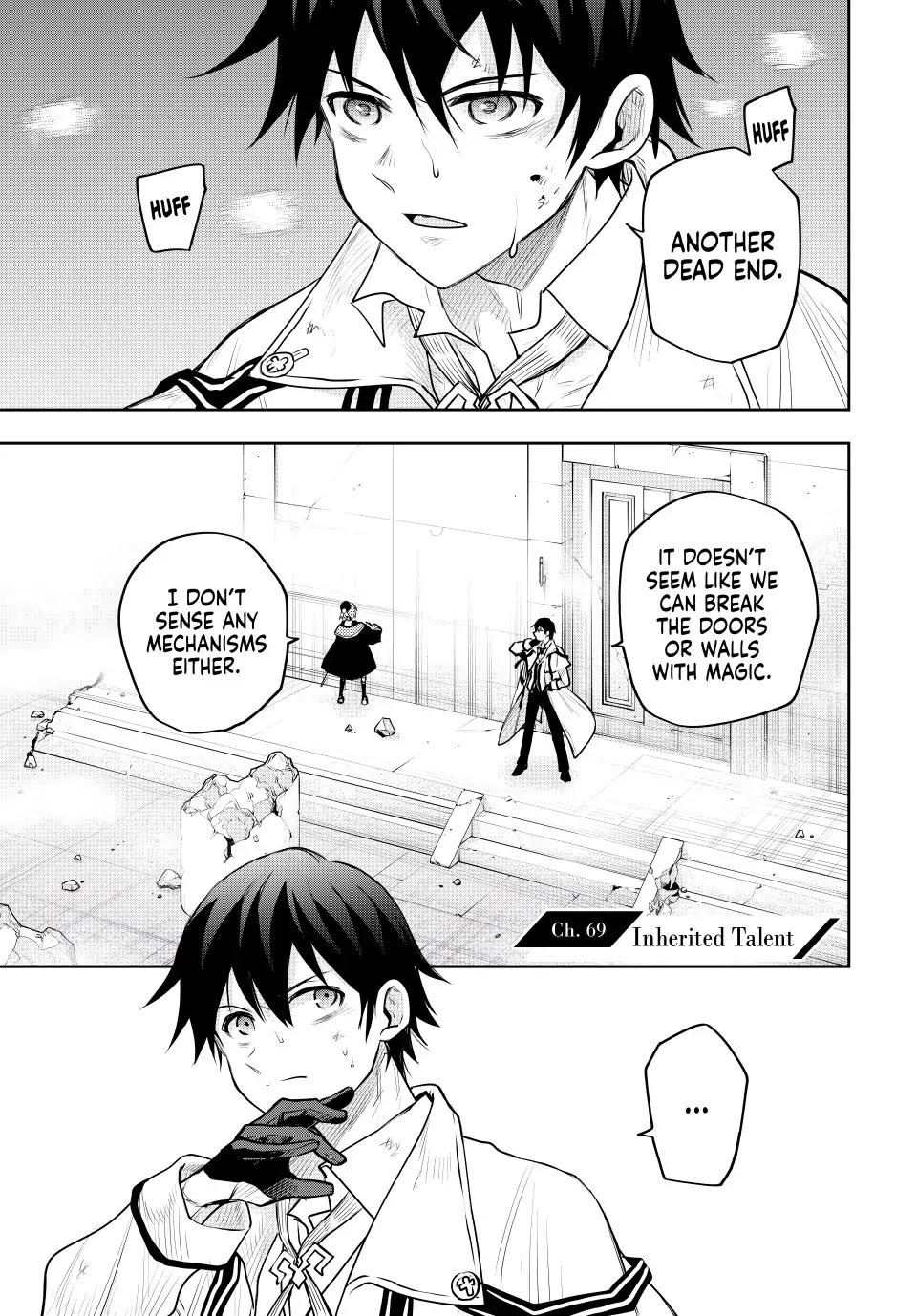 A Court Magician, Who Was Focused On Supportive Magic Because His Allies Were Too Weak, Aims To Become The Strongest After Being Banished Chapter 69 page 1 - Chapter 69: Inherited Talent