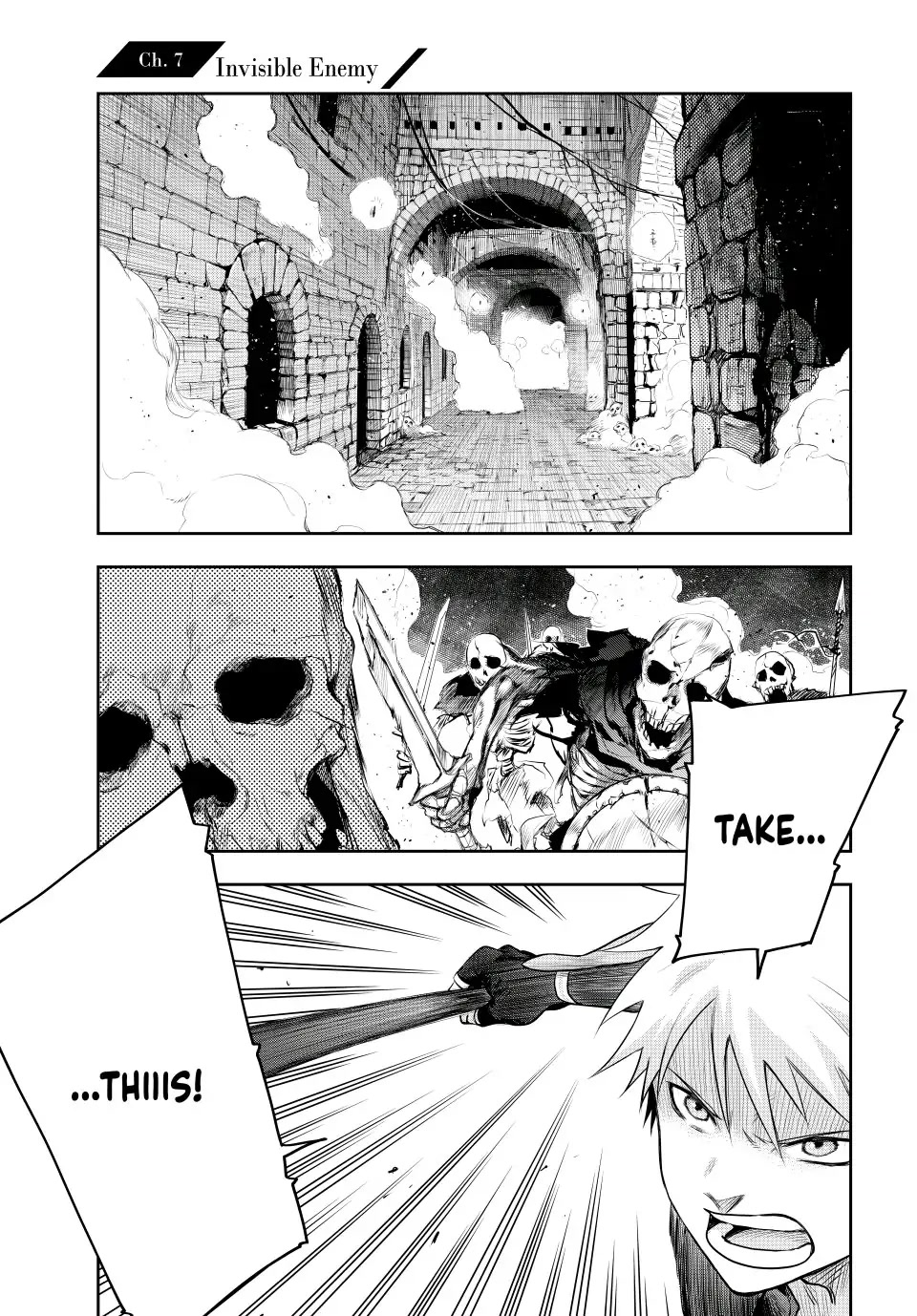 A Court Magician, Who Was Focused On Supportive Magic Because His Allies Were Too Weak, Aims To Become The Strongest After Being Banished Chapter 7 page 1 - Chapter 7: Invisible Enemy