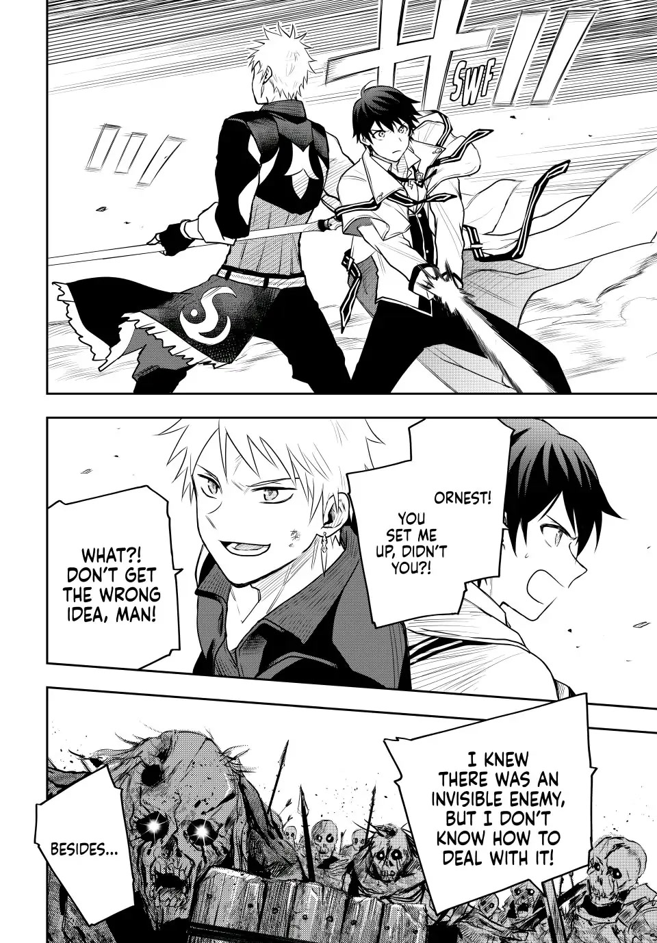 A Court Magician, Who Was Focused On Supportive Magic Because His Allies Were Too Weak, Aims To Become The Strongest After Being Banished Chapter 7 page 12 - Chapter 7: Invisible Enemy