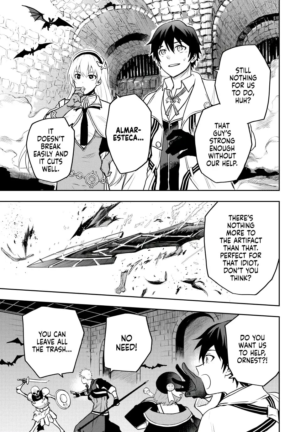 A Court Magician, Who Was Focused On Supportive Magic Because His Allies Were Too Weak, Aims To Become The Strongest After Being Banished Chapter 7 page 3 - Chapter 7: Invisible Enemy