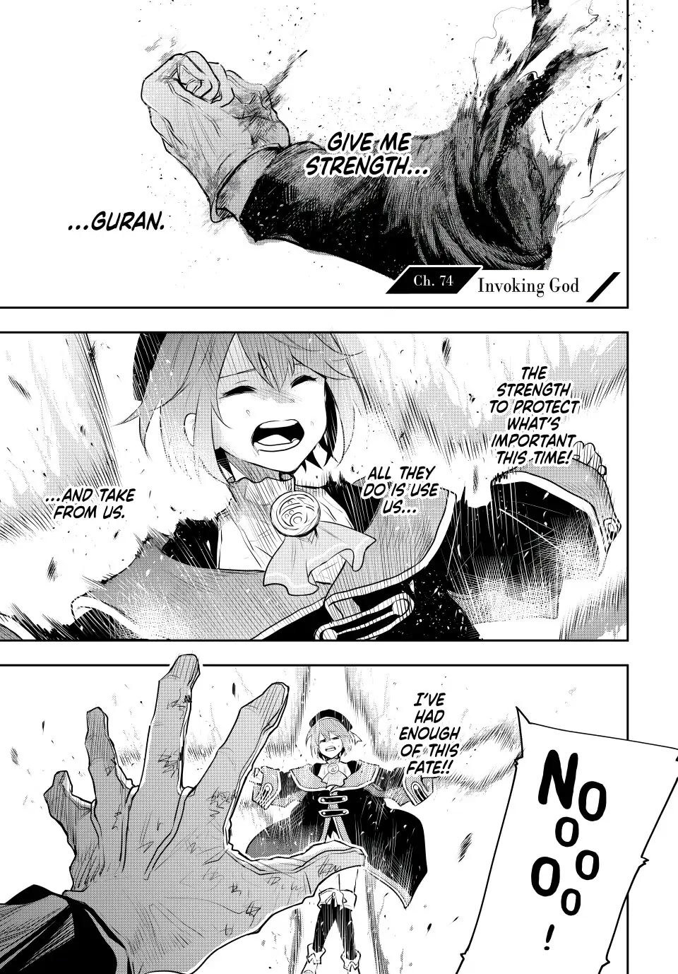 A Court Magician, Who Was Focused On Supportive Magic Because His Allies Were Too Weak, Aims To Become The Strongest After Being Banished Chapter 74 page 1 - Chapter 74: Invoking God
