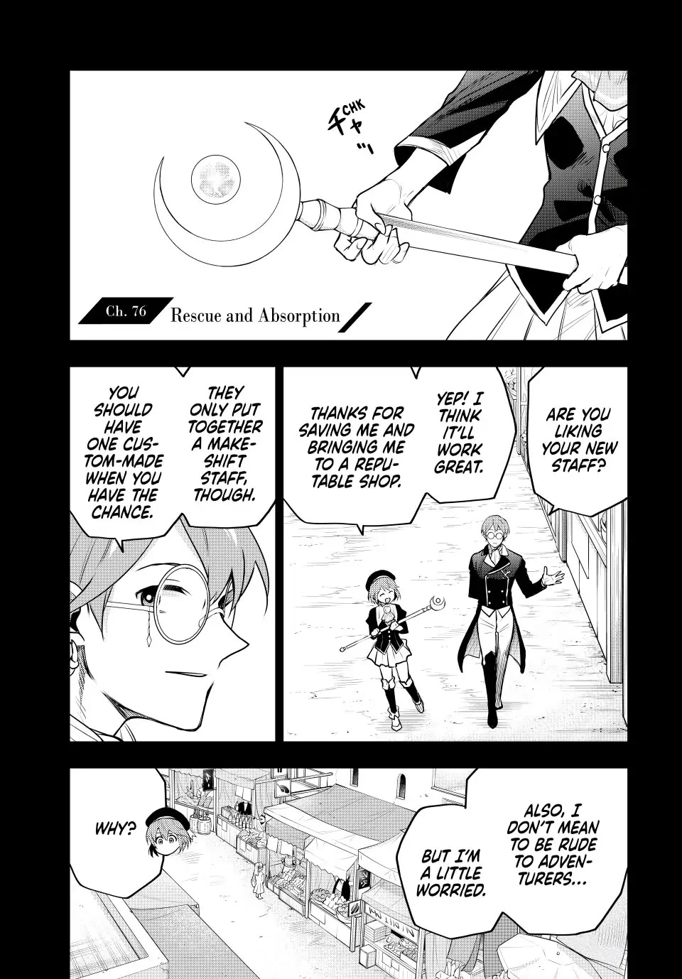 A Court Magician, Who Was Focused On Supportive Magic Because His Allies Were Too Weak, Aims To Become The Strongest After Being Banished Chapter 76 page 1 - Chapter 76: Rescue and Absorption