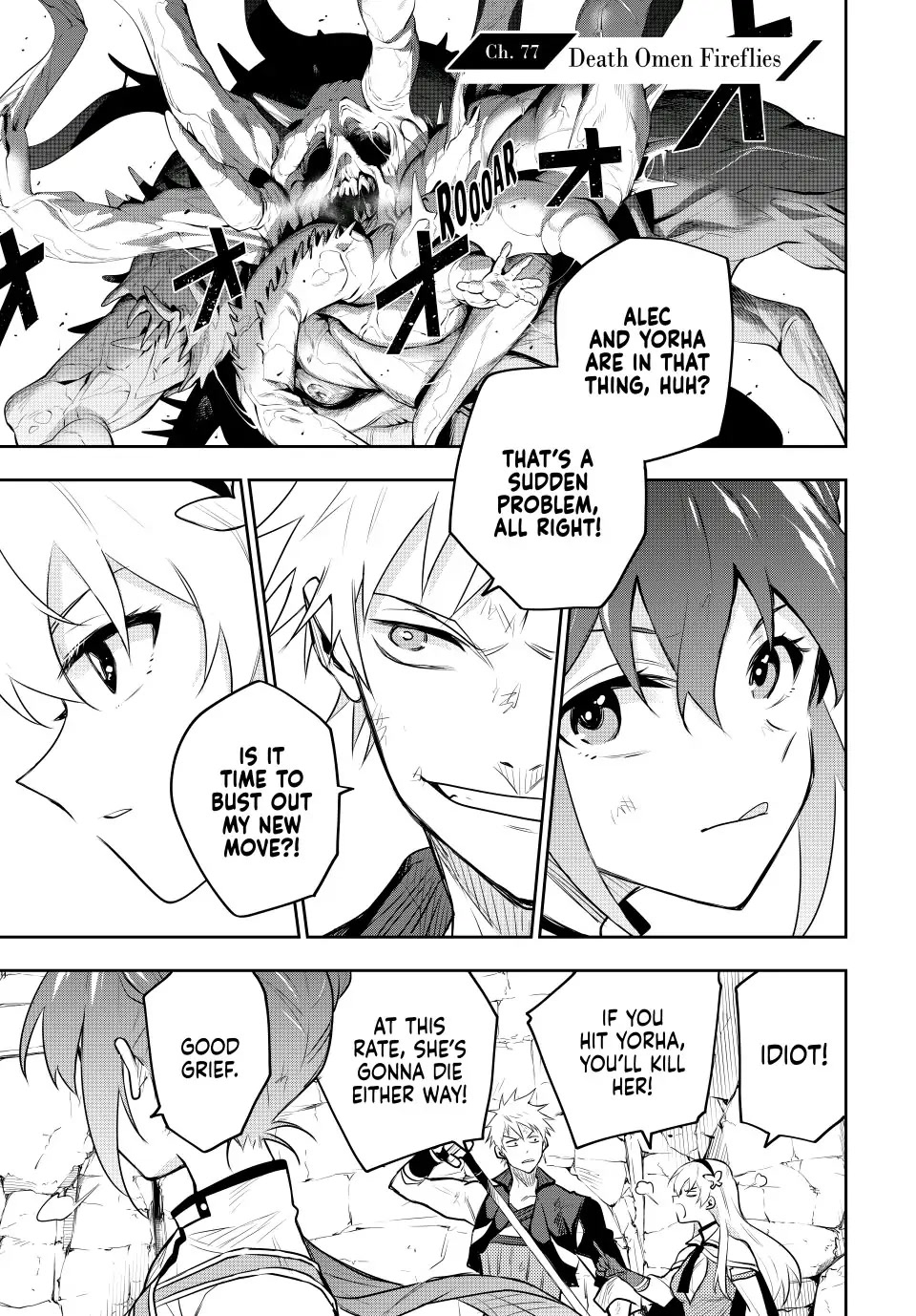A Court Magician, Who Was Focused On Supportive Magic Because His Allies Were Too Weak, Aims To Become The Strongest After Being Banished Chapter 77 page 1 - Chapter 77: Death Omen Fireflies