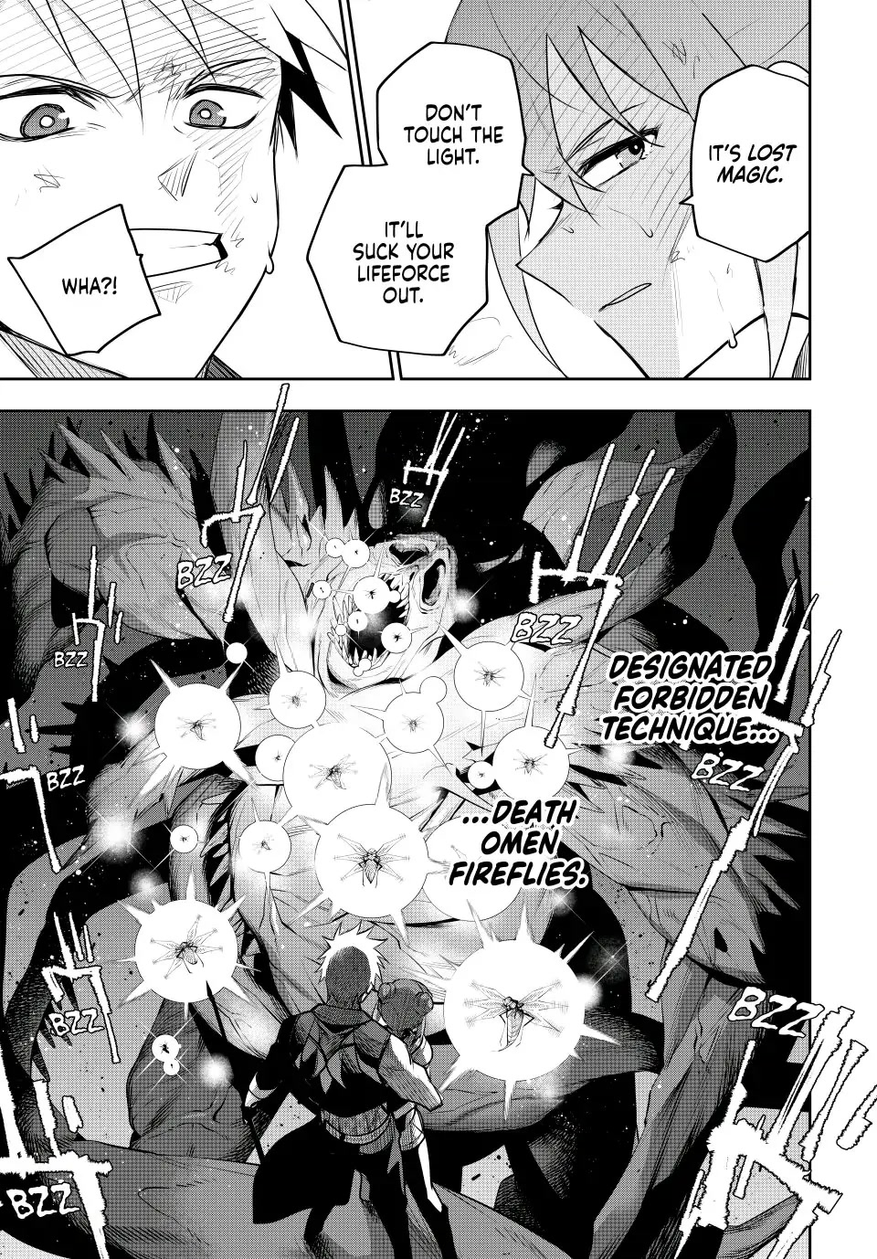 A Court Magician, Who Was Focused On Supportive Magic Because His Allies Were Too Weak, Aims To Become The Strongest After Being Banished Chapter 77 page 13 - Chapter 77: Death Omen Fireflies