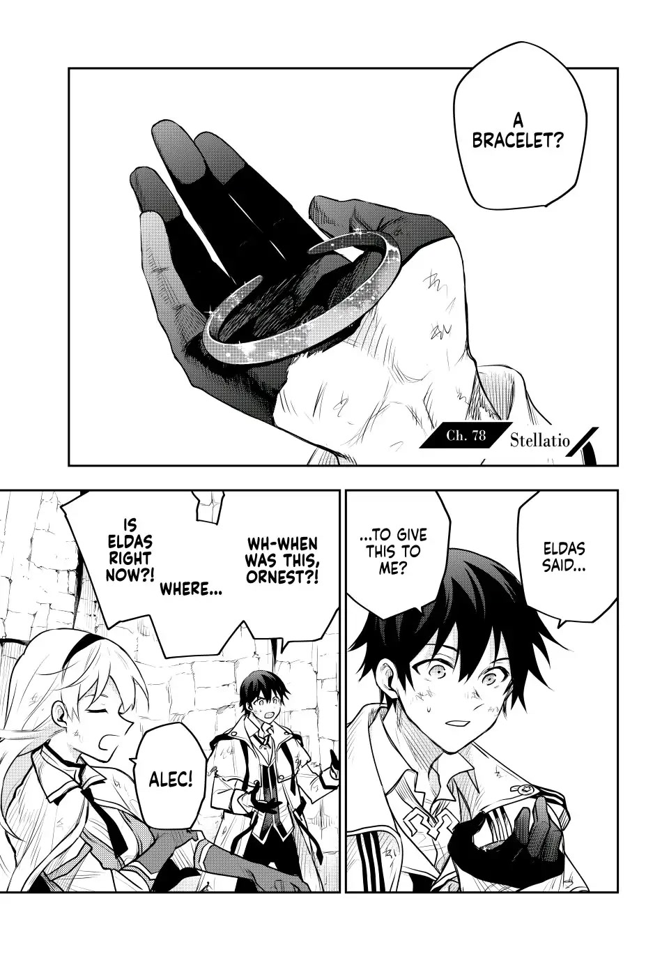 A Court Magician, Who Was Focused On Supportive Magic Because His Allies Were Too Weak, Aims To Become The Strongest After Being Banished Chapter 78 page 1 - Chapter 78: Stellatio
