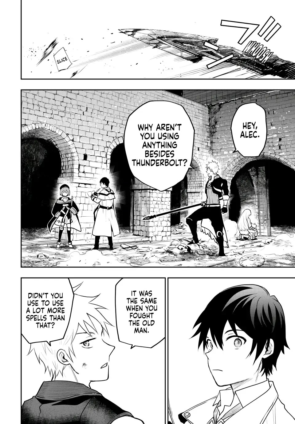 A Court Magician, Who Was Focused On Supportive Magic Because His Allies Were Too Weak, Aims To Become The Strongest After Being Banished Chapter 8 page 2 - Chapter 8: That Bastard