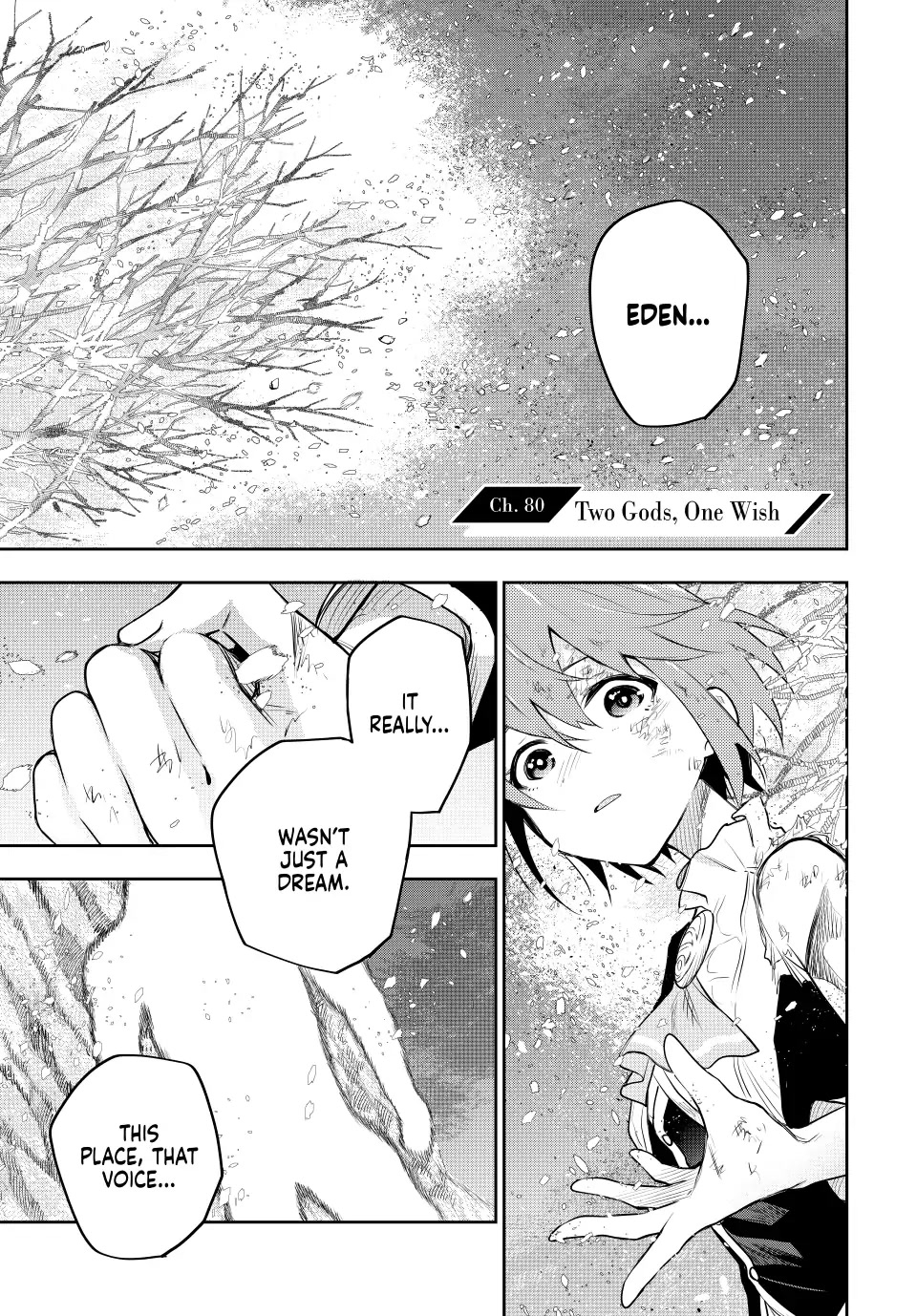 A Court Magician, Who Was Focused On Supportive Magic Because His Allies Were Too Weak, Aims To Become The Strongest After Being Banished Chapter 80 page 1 - Chapter 80: Two Gods, One Wish