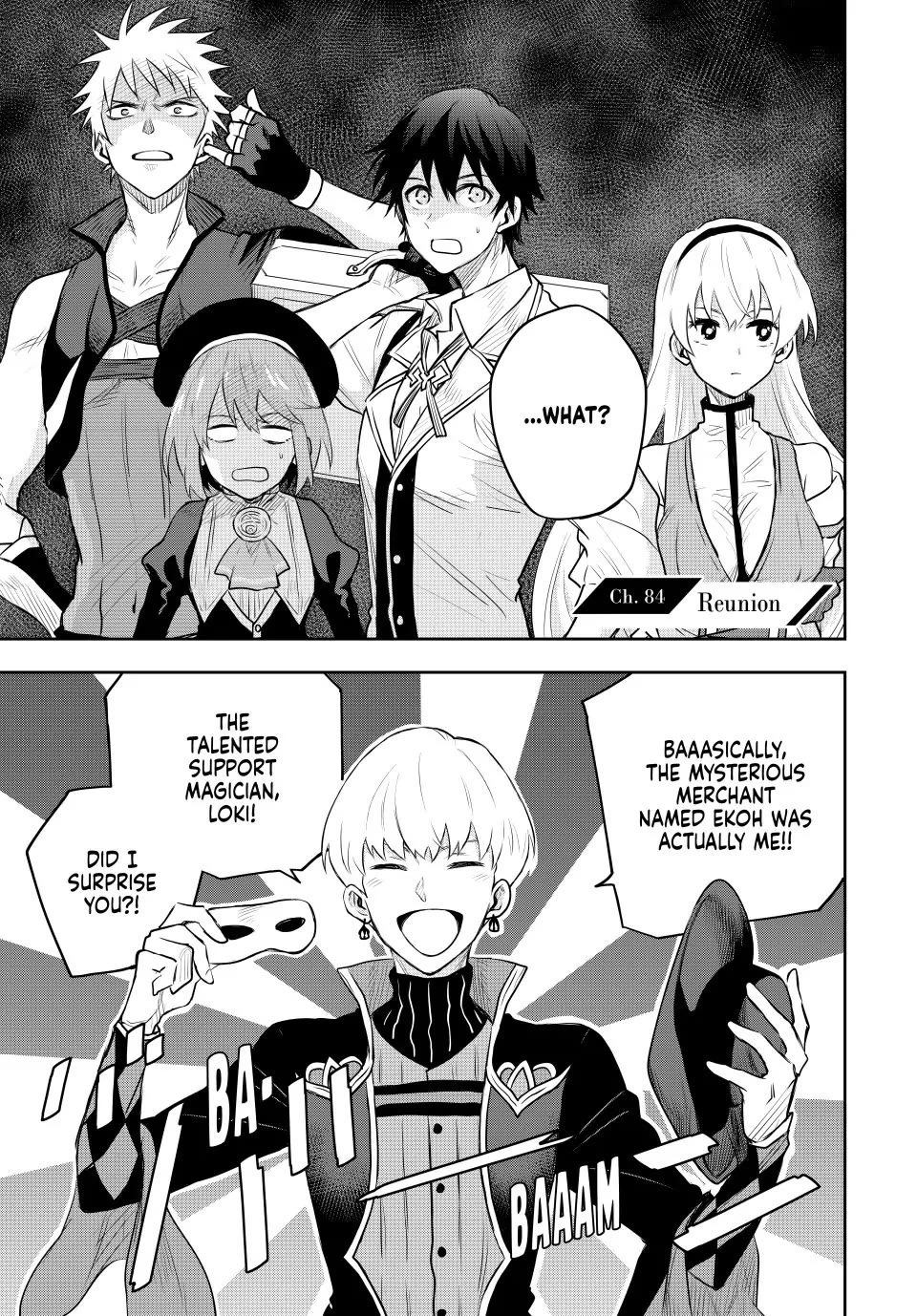 A Court Magician, Who Was Focused On Supportive Magic Because His Allies Were Too Weak, Aims To Become The Strongest After Being Banished Chapter 84 page 1 - Chapter 84