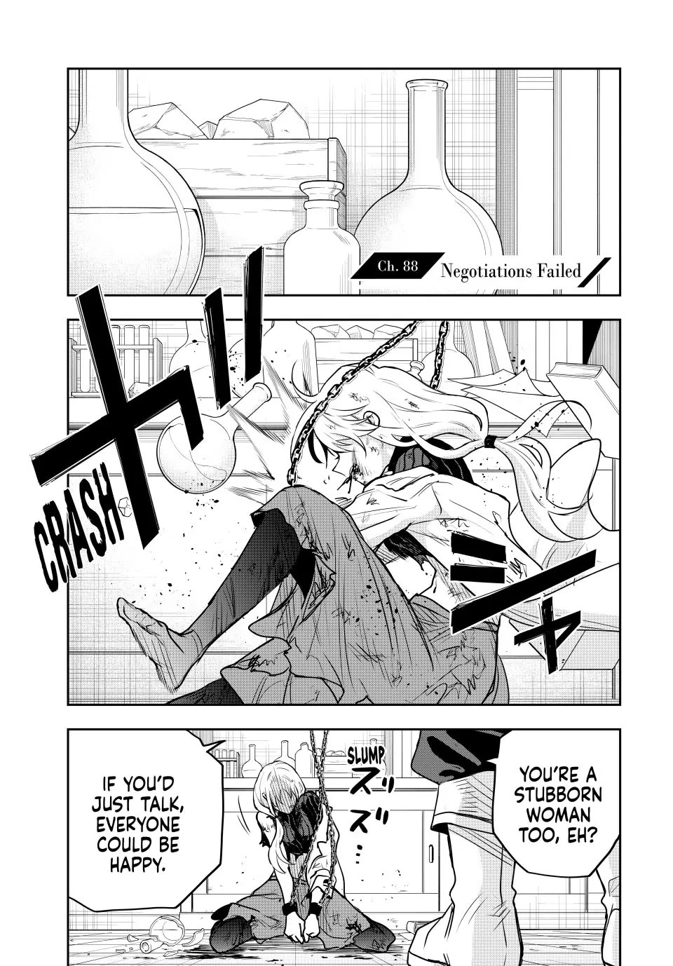 A Court Magician, Who Was Focused On Supportive Magic Because His Allies Were Too Weak, Aims To Become The Strongest After Being Banished Chapter 88 page 1 - Chapter 88