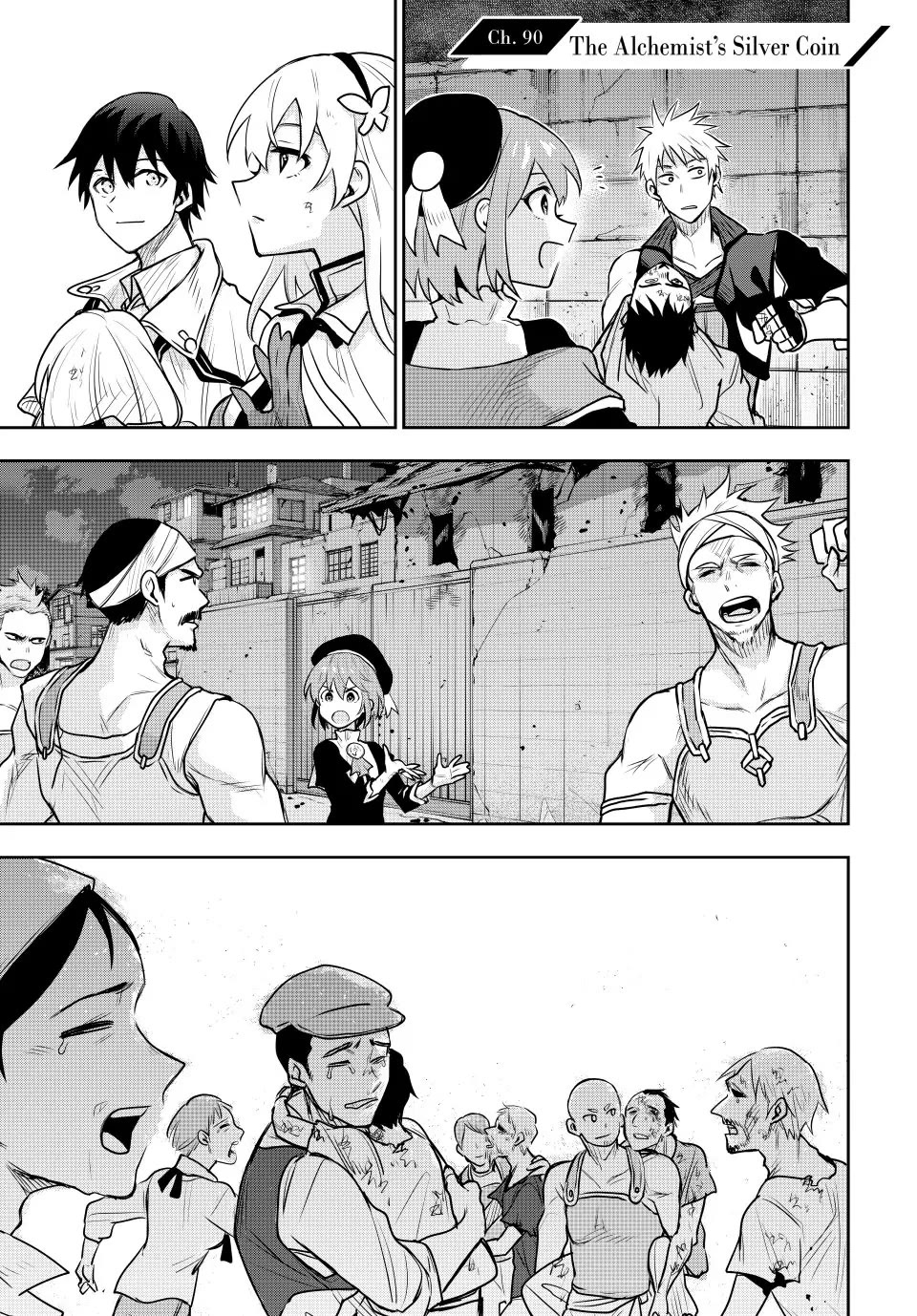 A Court Magician, Who Was Focused On Supportive Magic Because His Allies Were Too Weak, Aims To Become The Strongest After Being Banished Chapter 90 page 1 - Chapter 90
