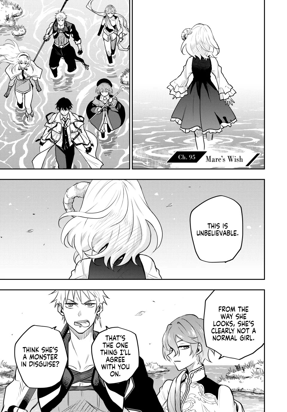 A Court Magician, Who Was Focused On Supportive Magic Because His Allies Were Too Weak, Aims To Become The Strongest After Being Banished Chapter 95 page 1 - Chapter 95
