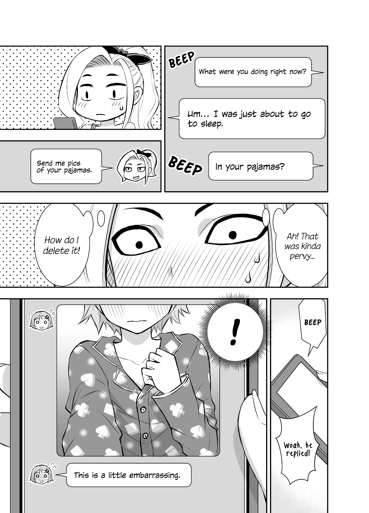 A Cute Guy Chapter 10 page 3 - Chapter 10: Cute Guy and our first Line chat