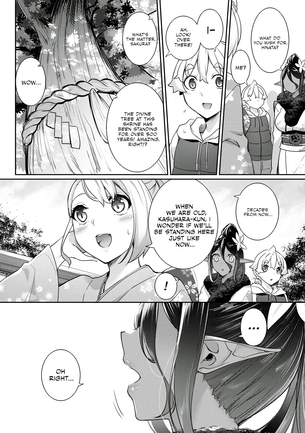 A Dark Elf with a Slightly Overwhelming Love Chased Me All the Way from Another World Chapter 20 page 6 - Chapter 20