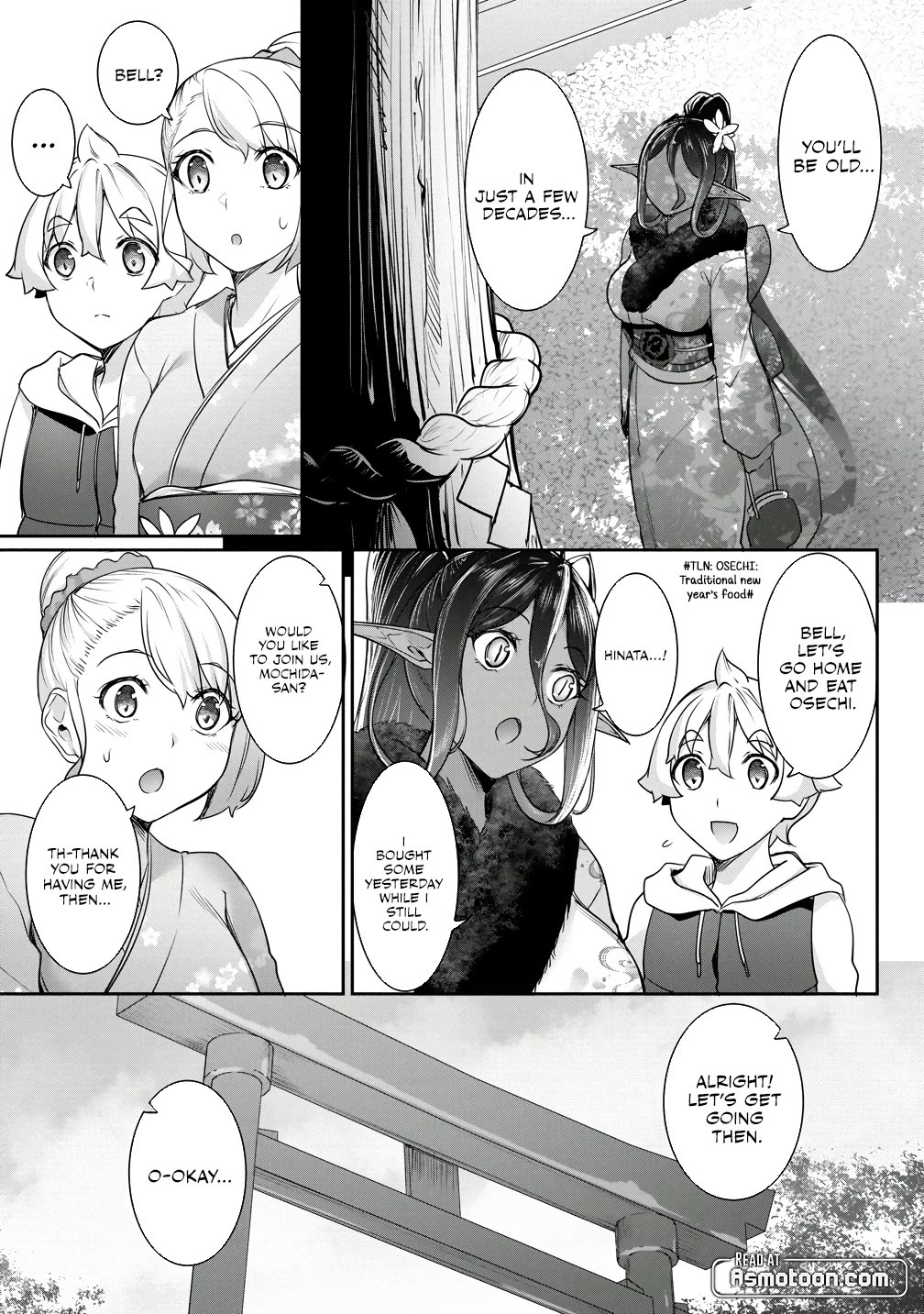 A Dark Elf with a Slightly Overwhelming Love Chased Me All the Way from Another World Chapter 20 page 7 - Chapter 20