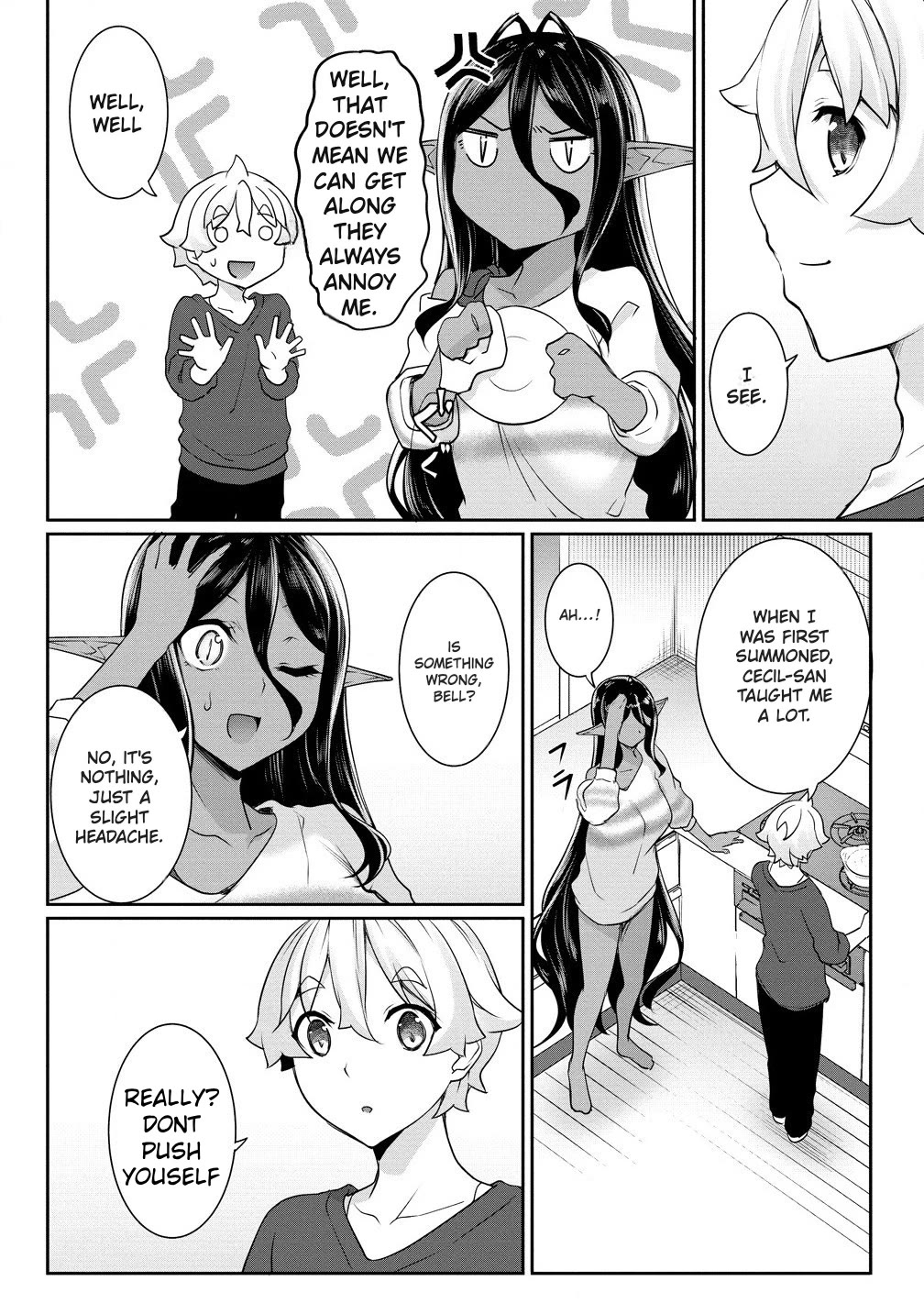 A Dark Elf with a Slightly Overwhelming Love Chased Me All the Way from Another World Chapter 22 page 8 - Chapter 22