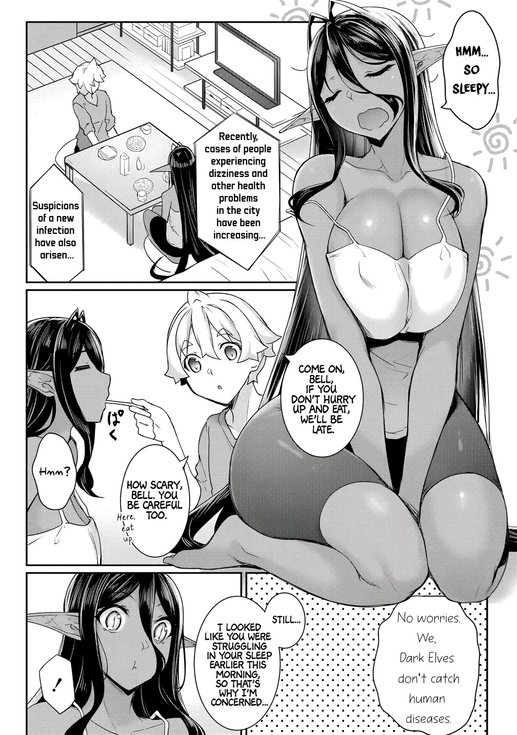 A Dark Elf with a Slightly Overwhelming Love Chased Me All the Way from Another World Chapter 23 page 6 - Chapter 23: May These Moments Last Forever