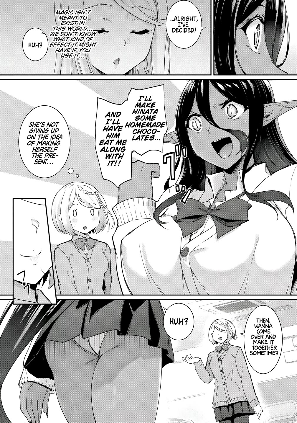 A Dark Elf with a Slightly Overwhelming Love Chased Me All the Way from Another World Chapter 24 page 10 - Chapter 24: Feelings I Want to Share ①