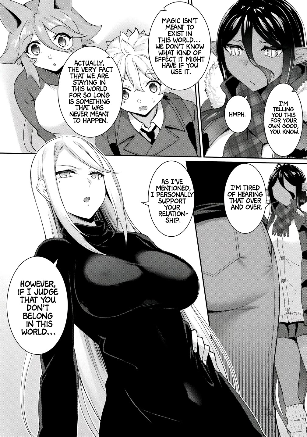 A Dark Elf with a Slightly Overwhelming Love Chased Me All the Way from Another World Chapter 24 page 4 - Chapter 24: Feelings I Want to Share ①