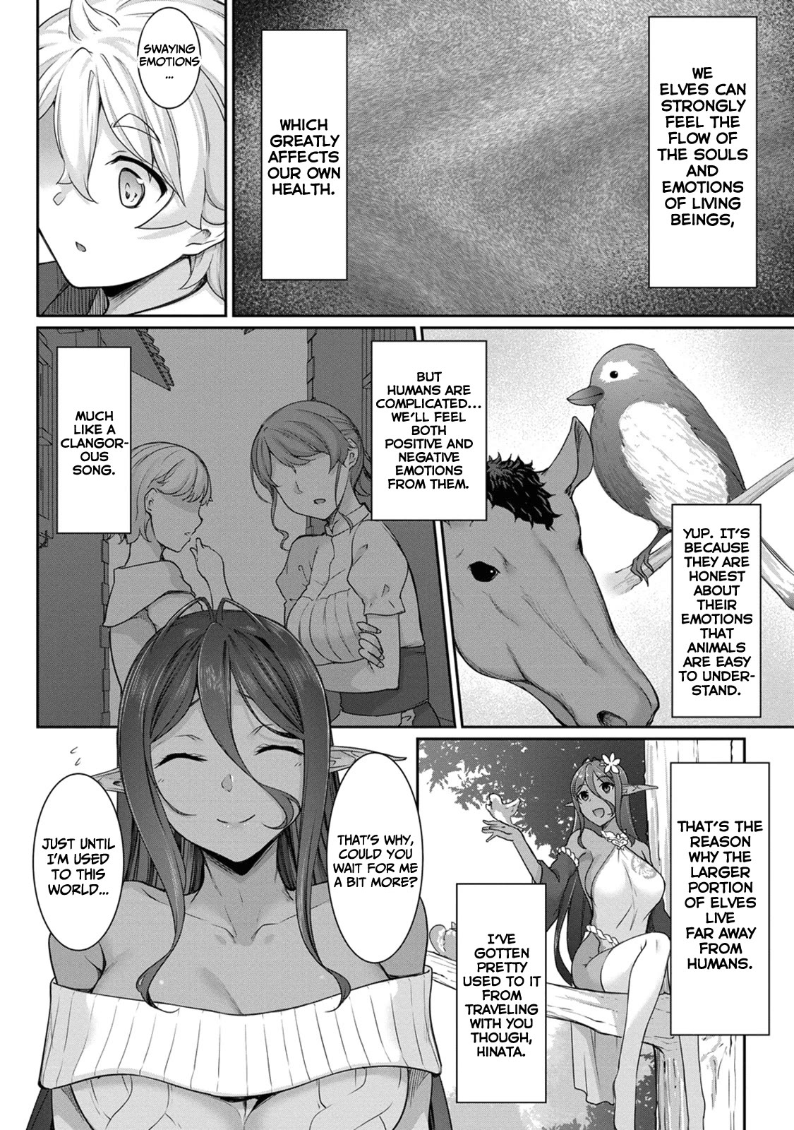 A Dark Elf with a Slightly Overwhelming Love Chased Me All the Way from Another World Chapter 3 page 7 - Chapter 3: "Stalker"? Is it Tasty?