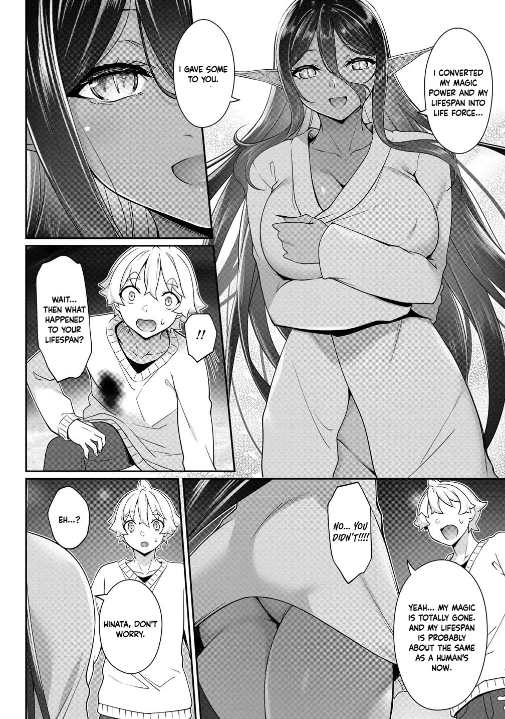 A Dark Elf with a Slightly Overwhelming Love Chased Me All the Way from Another World Chapter 30.1 page 12 - Chapter 30.1