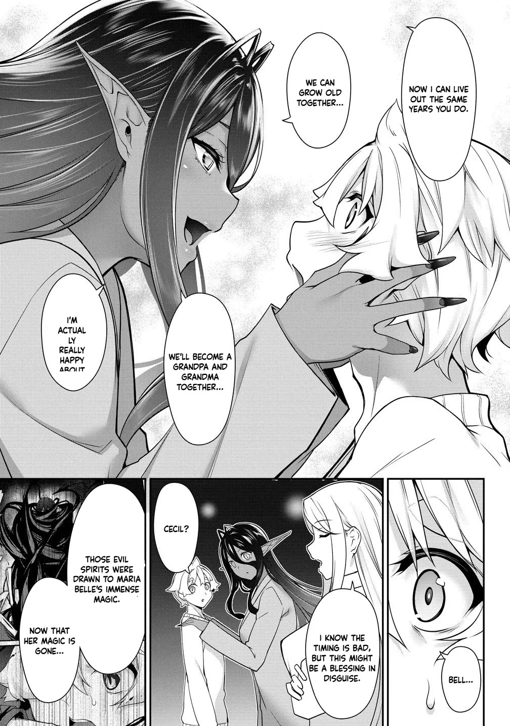 A Dark Elf with a Slightly Overwhelming Love Chased Me All the Way from Another World Chapter 30.1 page 13 - Chapter 30.1