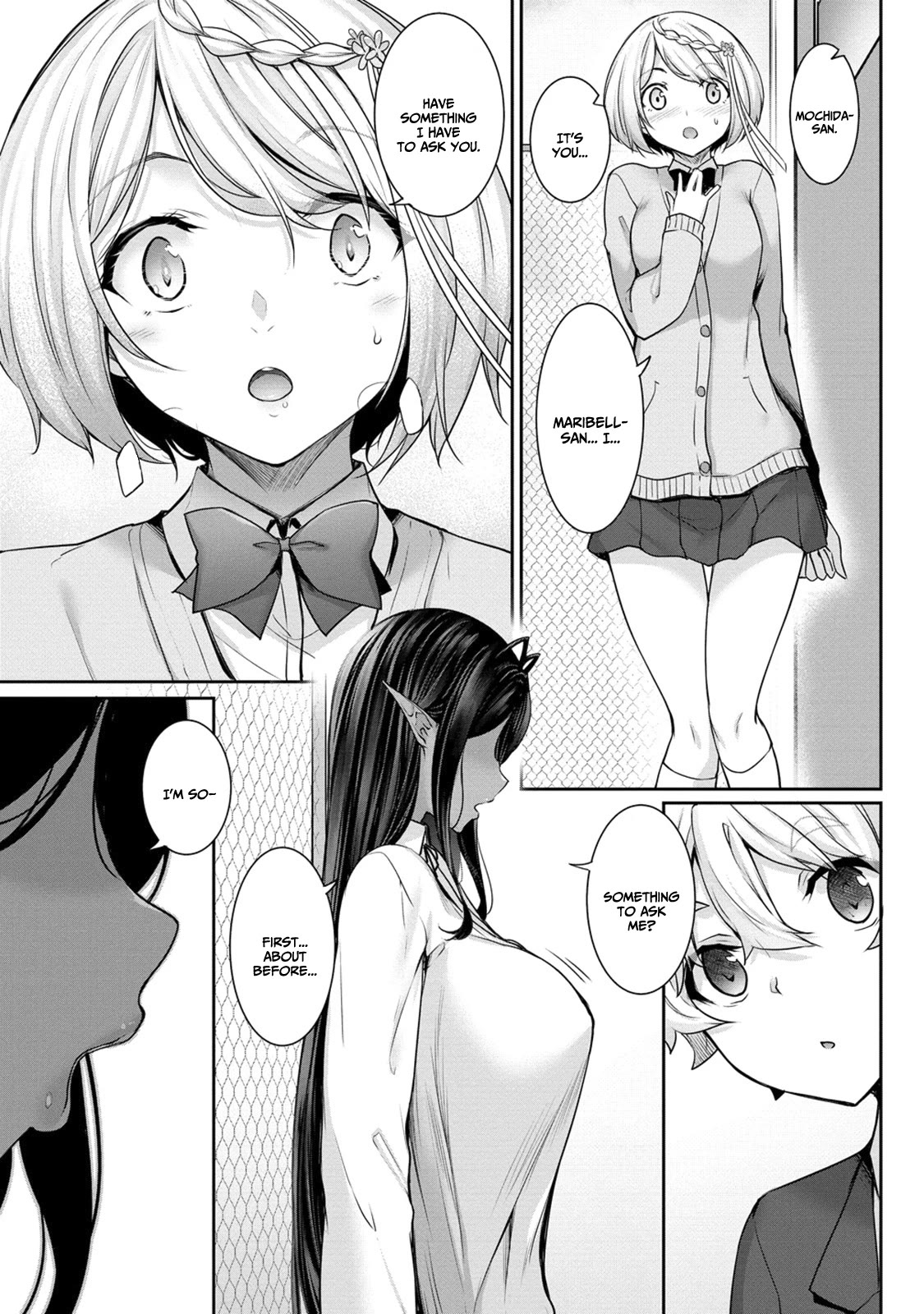 A Dark Elf with a Slightly Overwhelming Love Chased Me All the Way from Another World Chapter 4 page 13 - Chapter 4: Going to school!