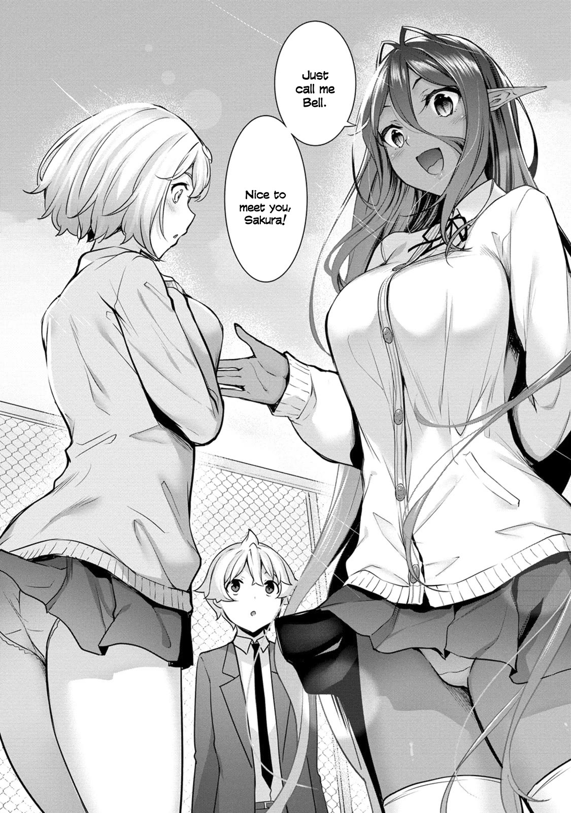 A Dark Elf with a Slightly Overwhelming Love Chased Me All the Way from Another World Chapter 4 page 18 - Chapter 4: Going to school!
