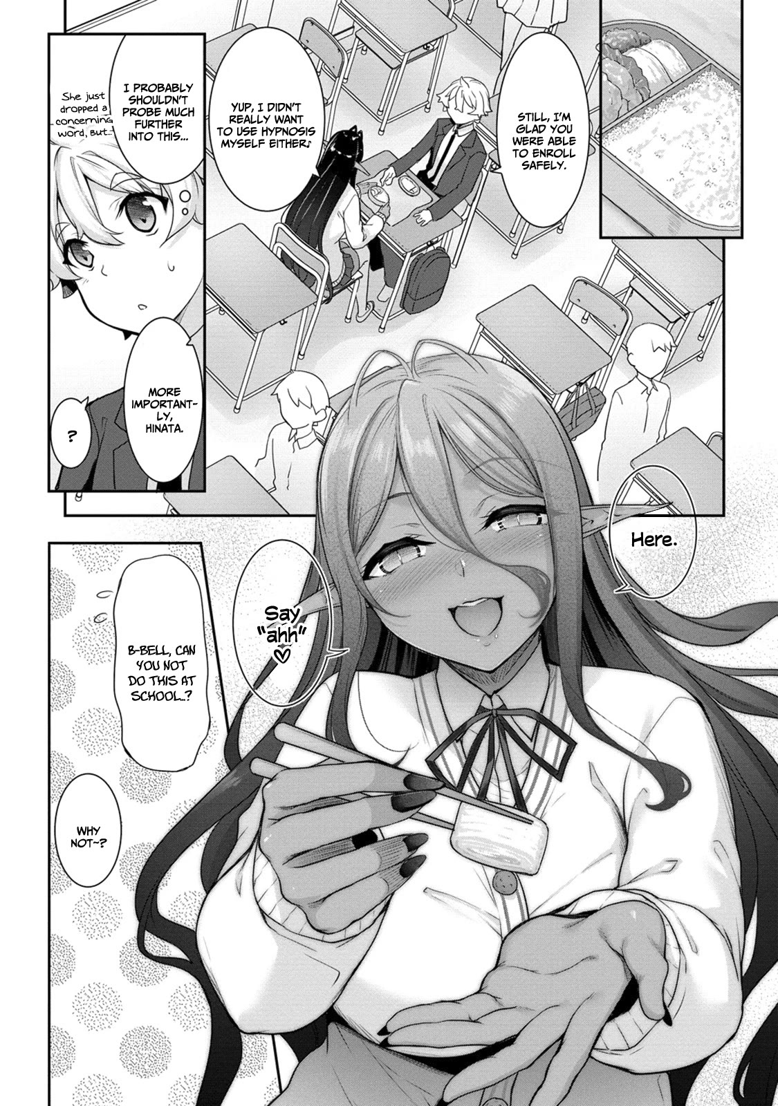 A Dark Elf with a Slightly Overwhelming Love Chased Me All the Way from Another World Chapter 4 page 5 - Chapter 4: Going to school!