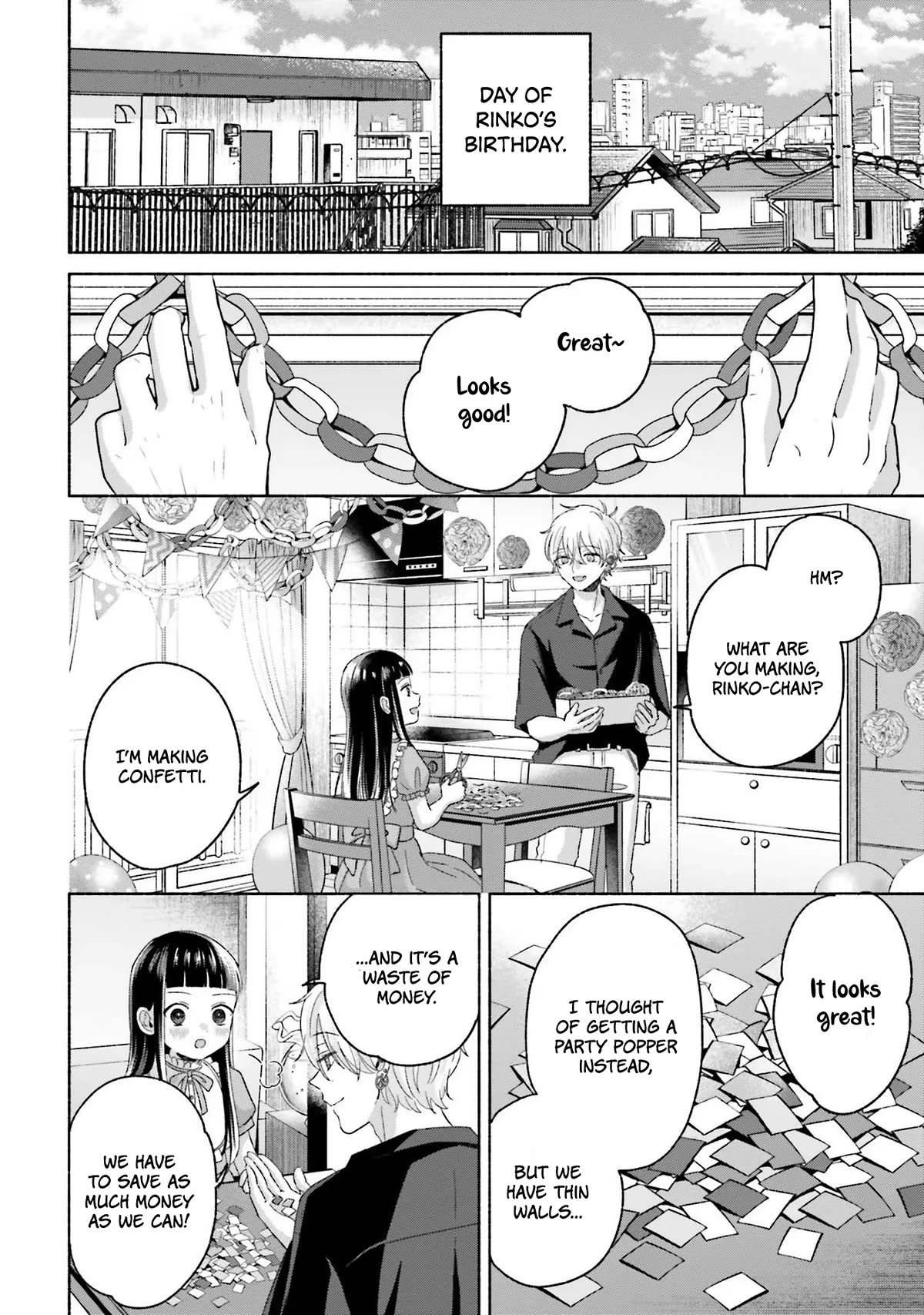 A Day With Rinko-chan Chapter 11 page 6 - Chapter 11: The Night Where the Confetti Scatters