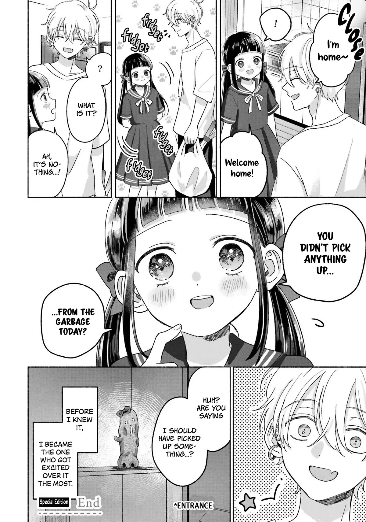 A Day With Rinko-chan Chapter 14.5 page 4 - Chapter 14.5: Haruno's Picking Up Trash