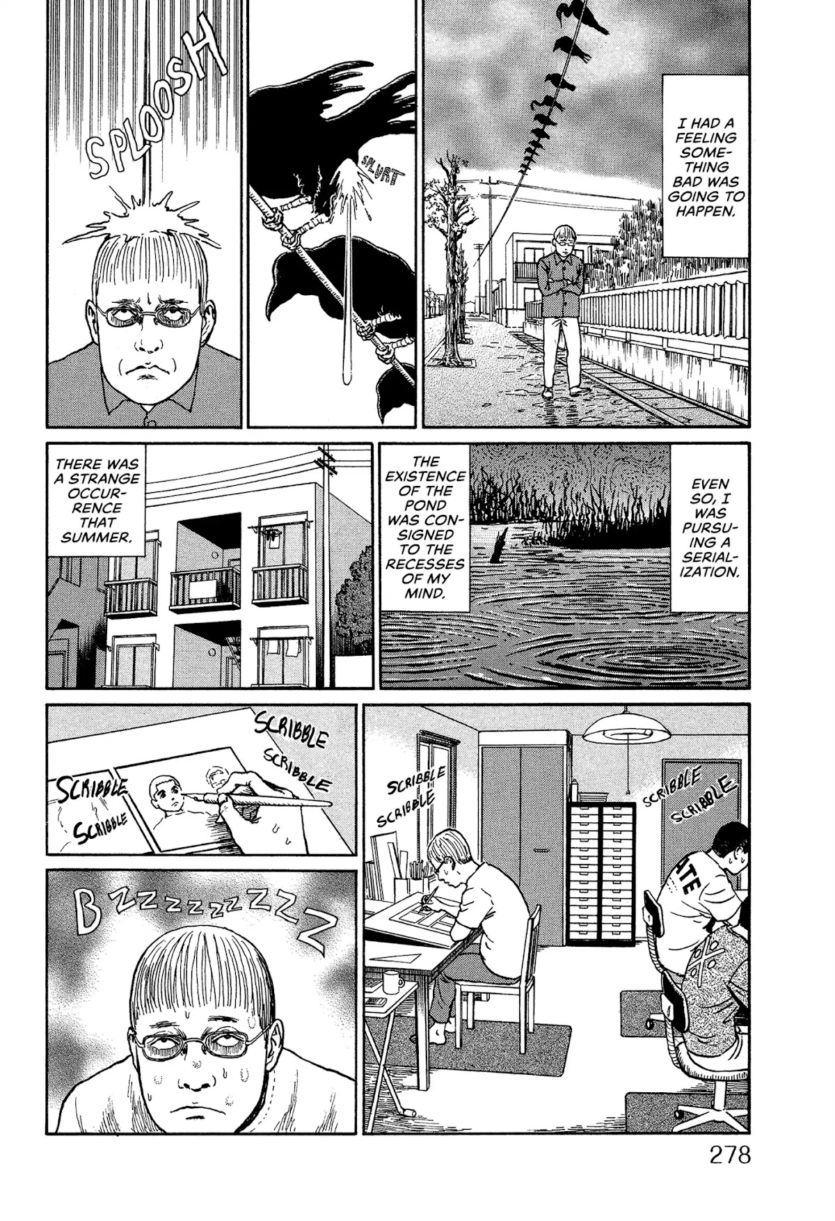 A Diary of Embellished Patches Chapter 1 page 2 - Chapter 1: Pond (Junji Itou)