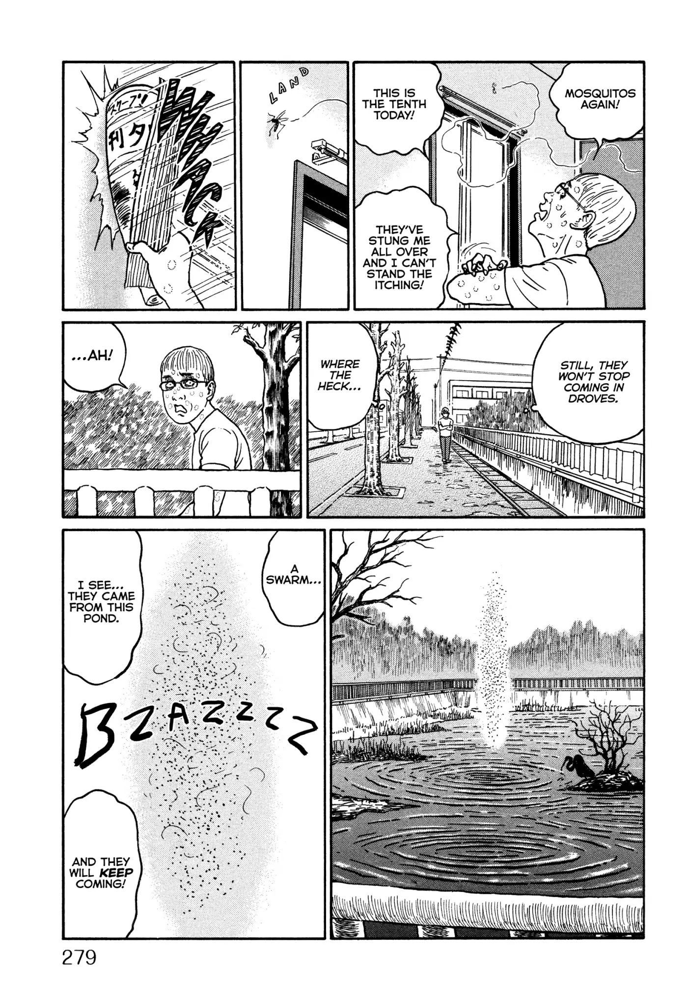 A Diary of Embellished Patches Chapter 1 page 3 - Chapter 1: Pond (Junji Itou)