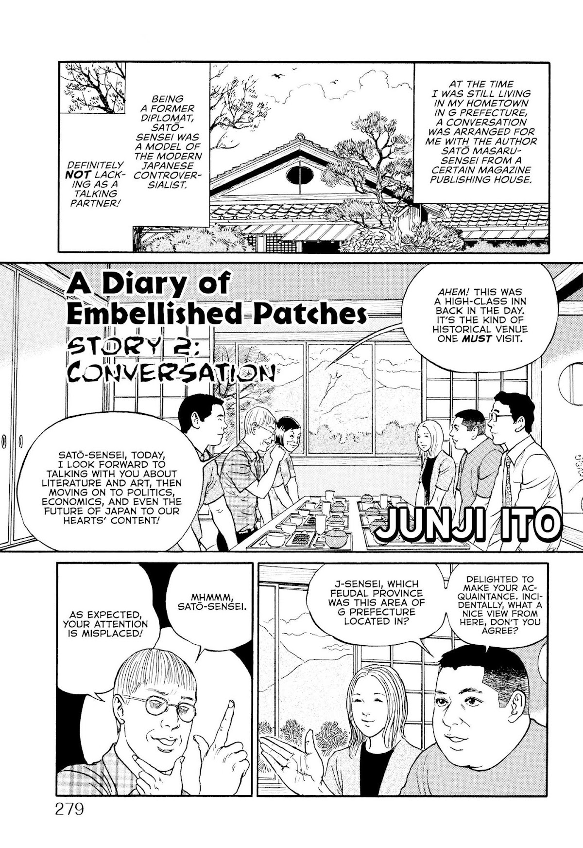 A Diary of Embellished Patches Chapter 2 page 1 - Chapter 2: Conversation