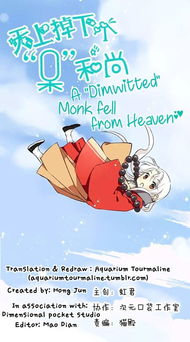 A "Dimwitted" Monk fell from Heaven Chapter 1 page 1 - Chapter 1 : There's a monk in my bathroom?!